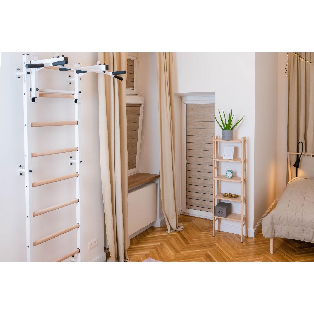 Žebřiny s nastavitelnou kovovou tyčí 731W BENCHK