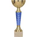 Puchar metalowy złoto-niebieski 9106F