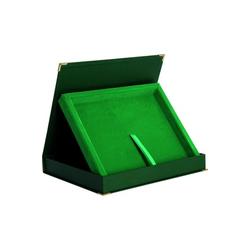 Etui z tworzywa sztucznego poziome w kolorze zielonym - na deskę 200x150