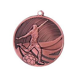 Medal stalowy brązowy piłka nożna