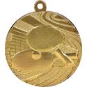 Medal złoty - tenis stołowy - medal stalowy