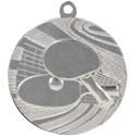 Medal srebrny - tenis stołowy - medal stalowy
