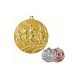 Medal złoty- biegi - medal stalowy 50mm
