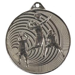 Medal srebrny siatkówka Medal stalowy MMC3073/S