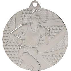 Medal srebrny- biegi - medal stalowy