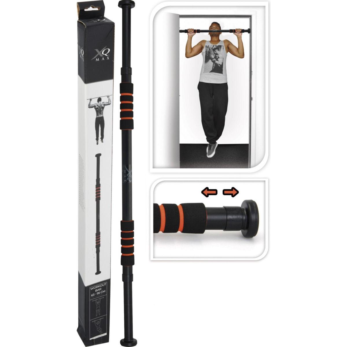 ROZPĚRNÁ TYČ S NASTAVENÍM 63-96 CM XQMAX ČERNÁ