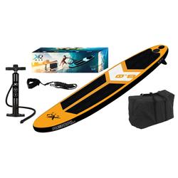 ZESTAW - DESKA SUP 90KG DMUCHANA SURF 245x57x10CM ORANGE