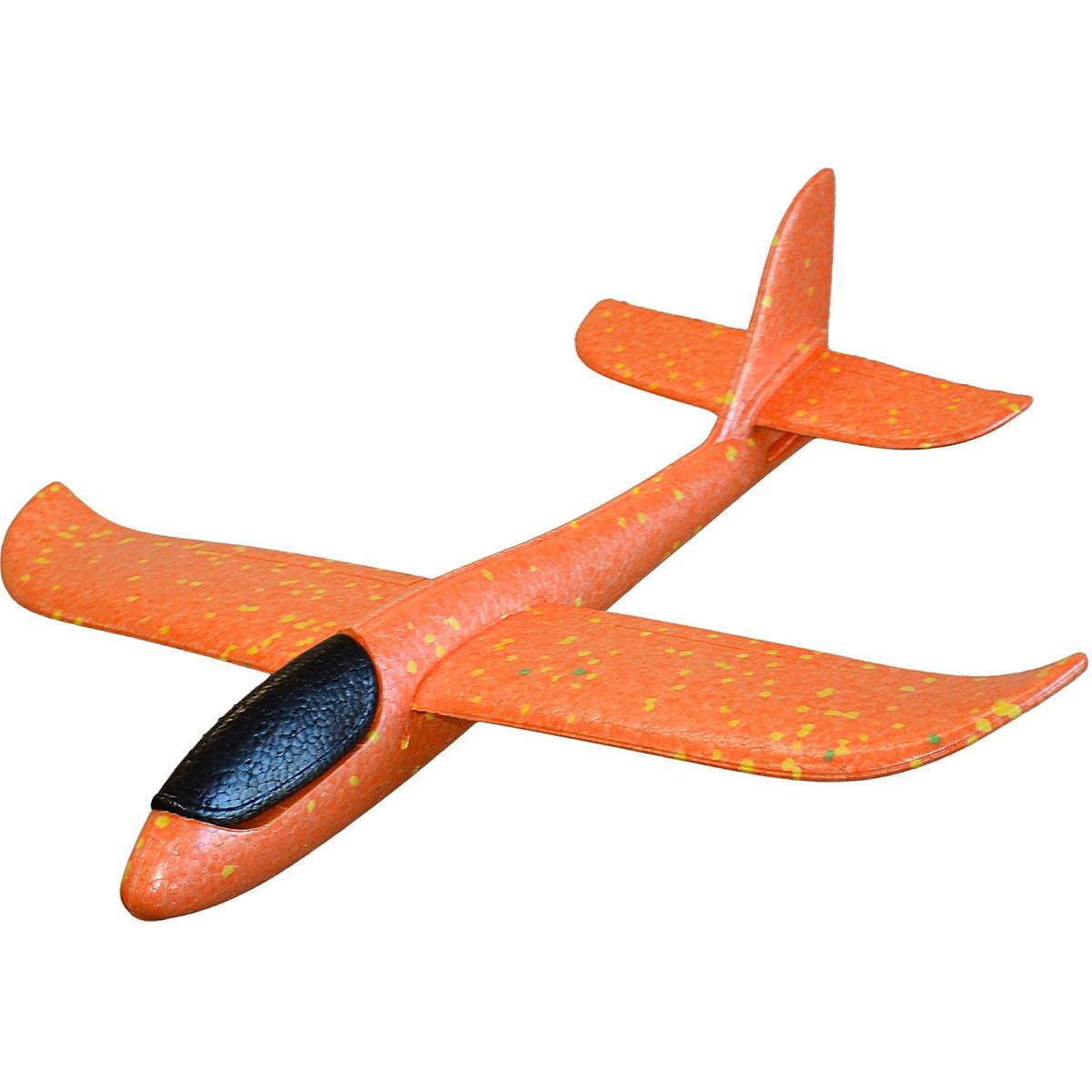 LETADLO POLYSTYREN 47CM ORANŽOVÉ