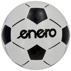PIŁKA NOŻNA WINYLOWA BIEDRONKA SOCCER BIAŁO CZARNA 21CM 85G ENERO
