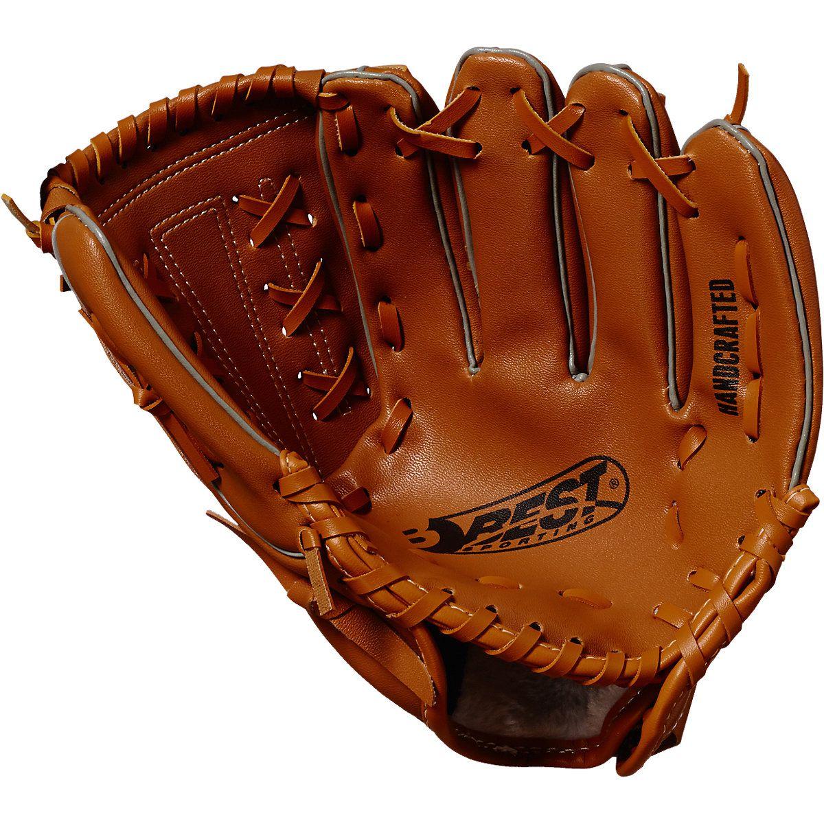 BASEBALLOVÁ RUKAVICE ZE SYNTETICKÉ KŮŽE SENIOR BEST SPORTING LEVÁ RUKA