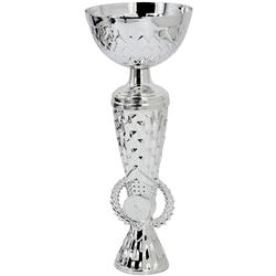 PUCHAR METALOWY SREBRNY 25,5 CM TRYUMF