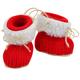 DEKORACJA ŚWIĄTECZNA WISZĄCE BUTY MIKOŁAJA 6,5CM SASKA GIFT & DECOR